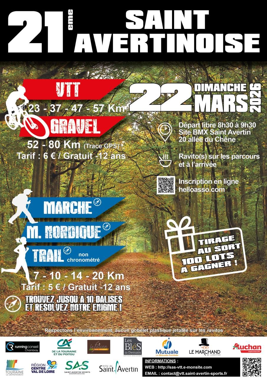 Affiche La 21ème Saint Avertinoise